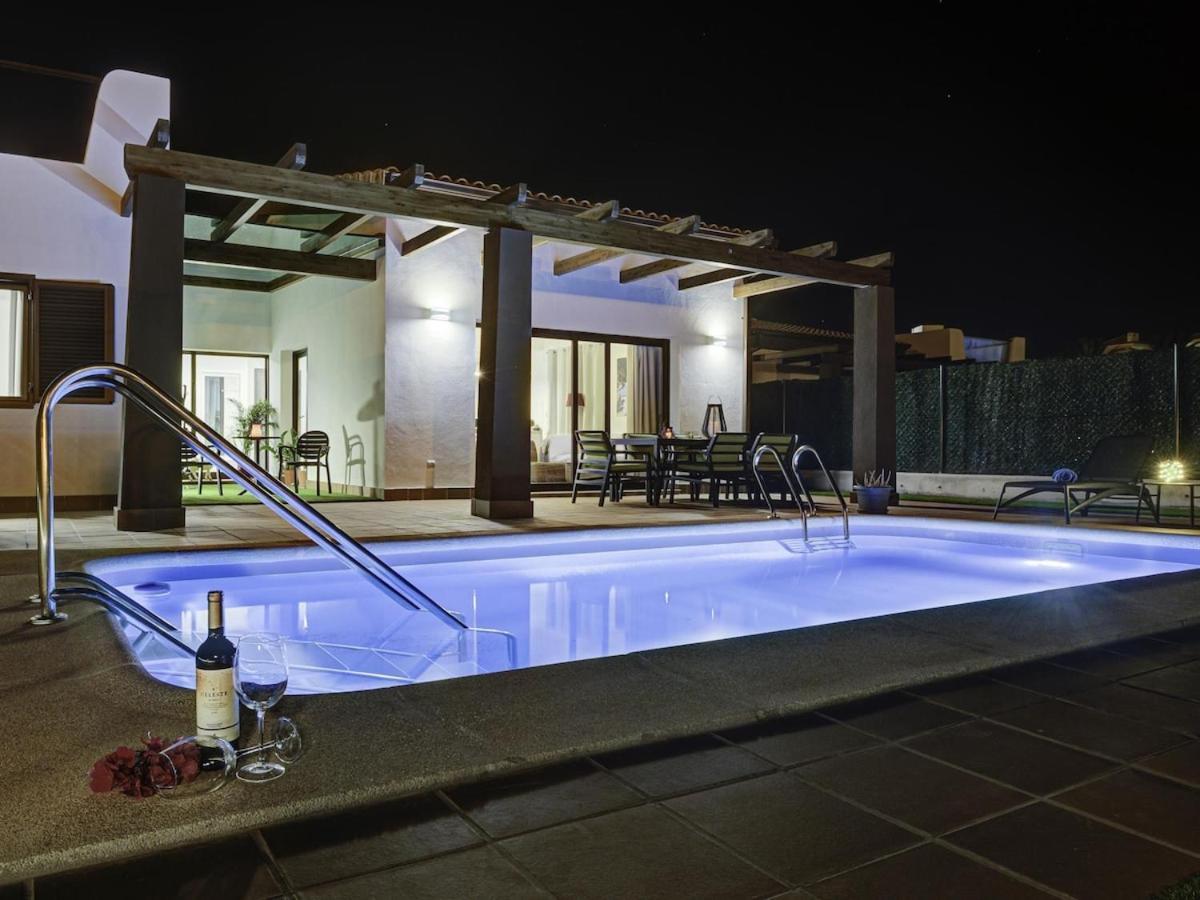 Villa El Molino piscina privada climatizada Caleta de Fuste Exterior foto